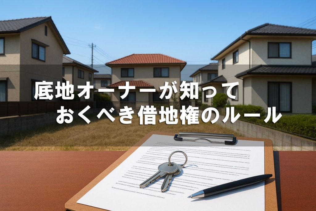 底地オーナーが知っておくべき借地権のルール