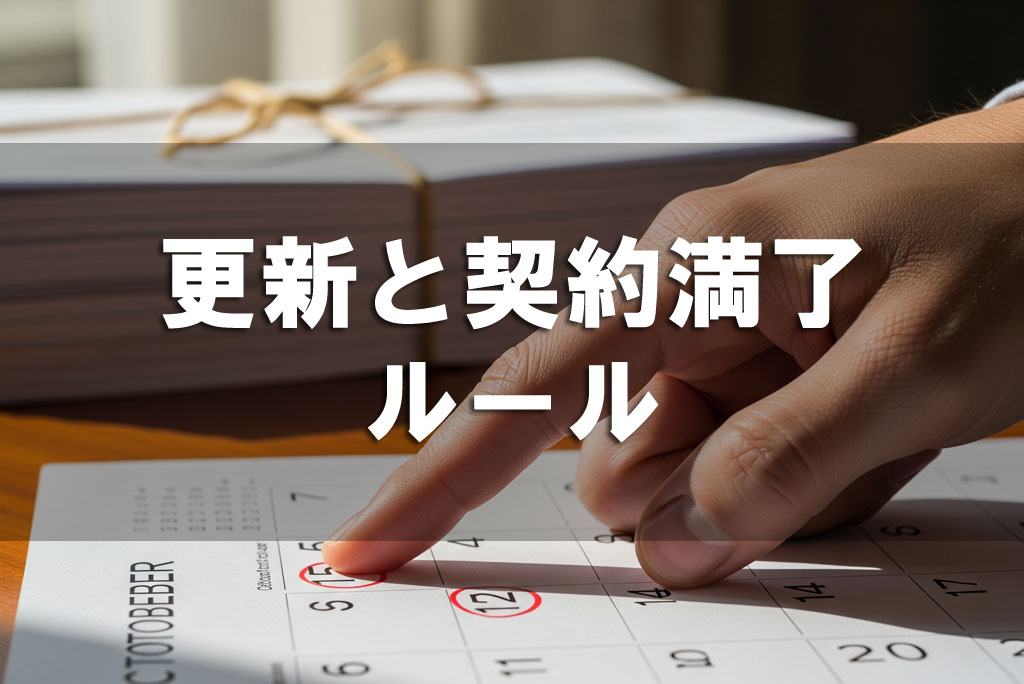 借地権の更新と契約満了のルール