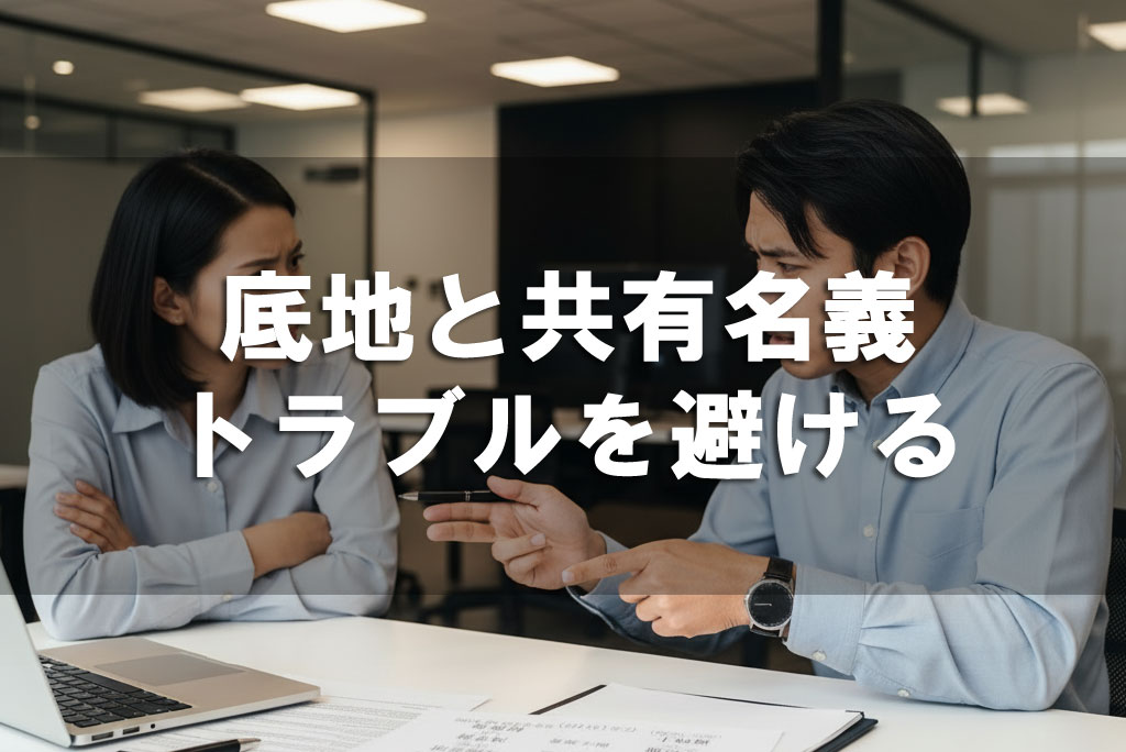 底地と共有名義－トラブルを避ける管理方法