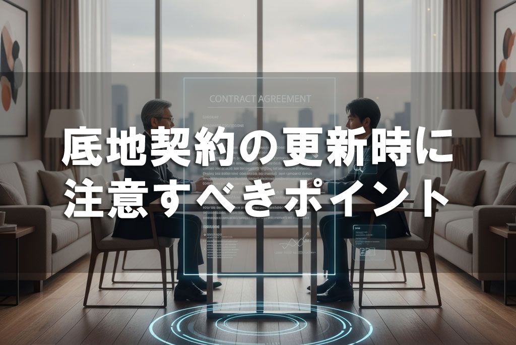底地契約の更新時に注意すべきポイント