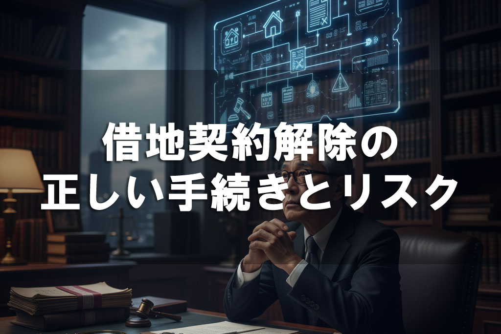 借地契約解除の正しい手続きとリスク