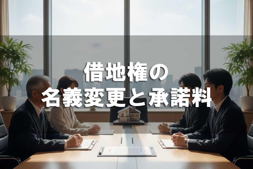 借地権の名義変更と承諾料