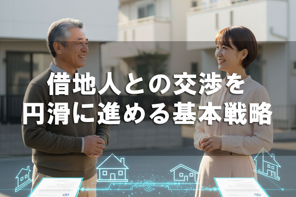 借地人との交渉を円滑に進める基本戦略