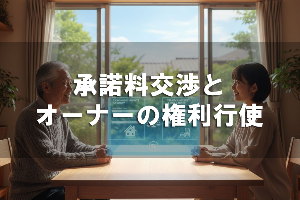 承諾料交渉とオーナーの権利行使