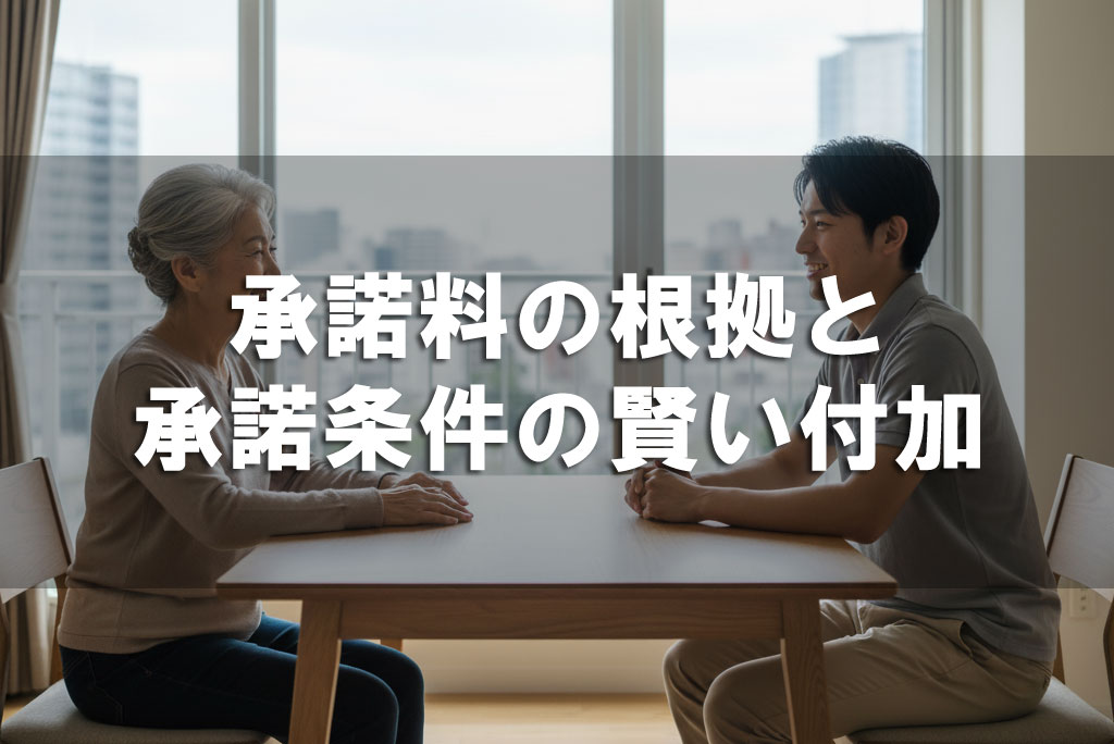 承諾料の根拠と承諾条件の賢い付加