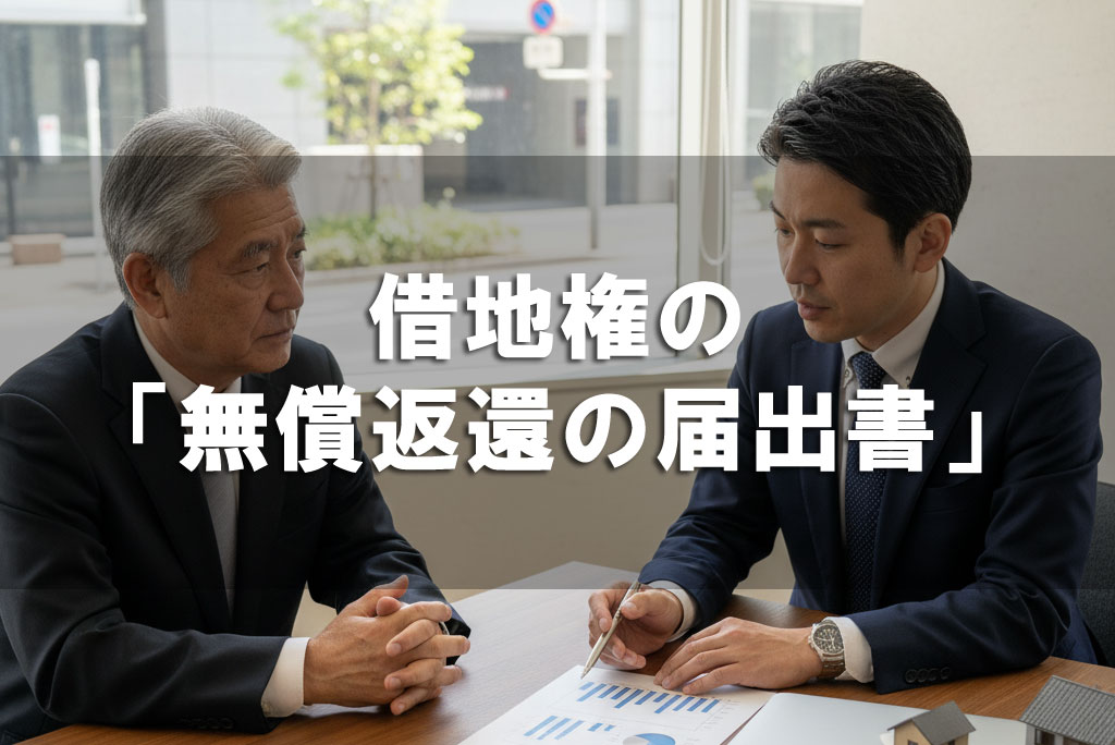 借地権の「無償返還の届出書」