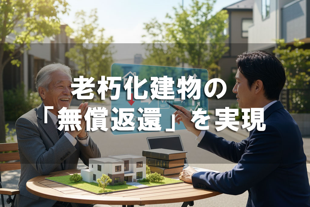 老朽化建物の「無償返還」を実現