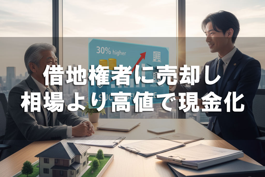 借地権者に売却し相場より高値で現金化