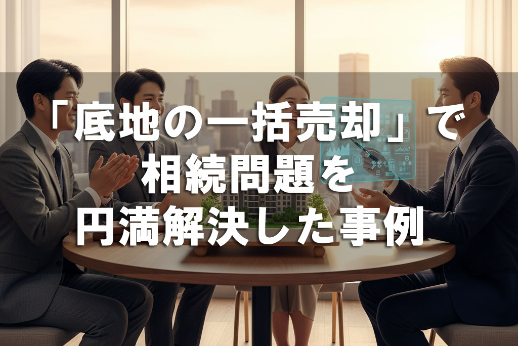 「底地の一括売却」で相続問題を円満解決した事例