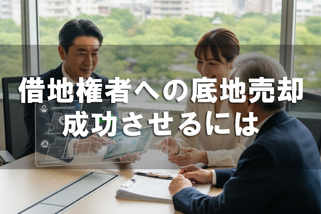 借地権者への底地売却を成功させるには