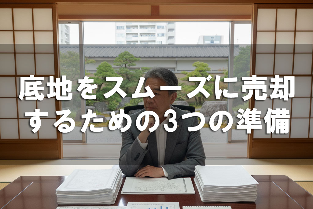 底地をスムーズに売却するための3つの準備