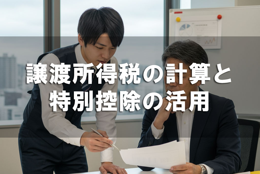 譲渡所得税の計算と特別控除の活用