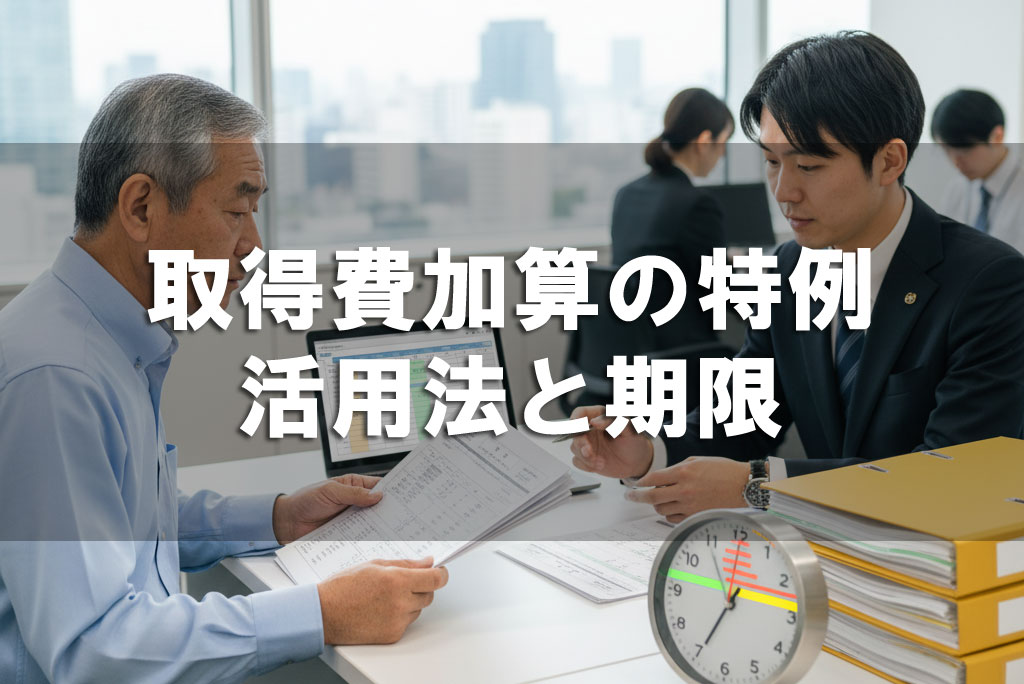 「取得費加算の特例」活用法と期限
