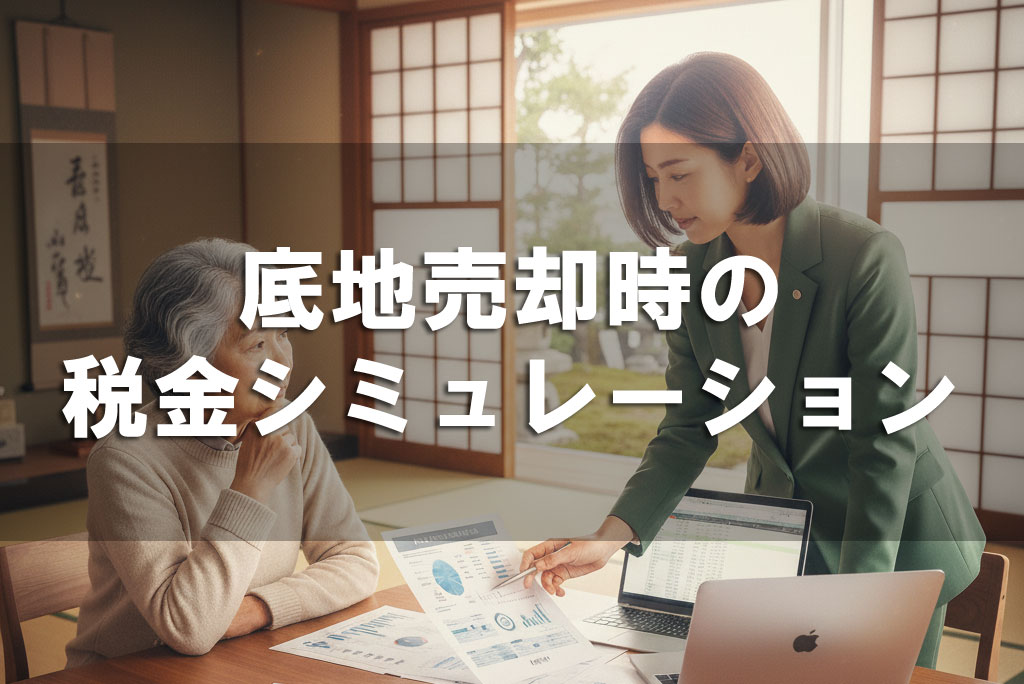 底地売却時の税金シミュレーション