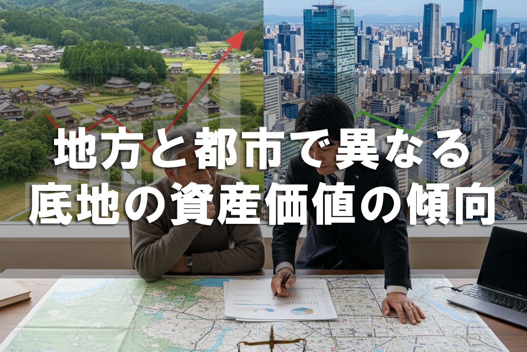 地方と都市で異なる底地の資産価値の傾向