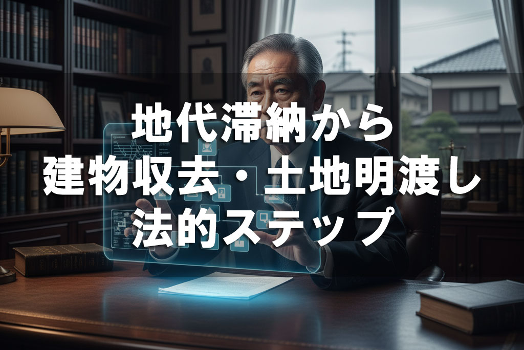 地代滞納から建物収去・土地明渡しまでの法的ステップ