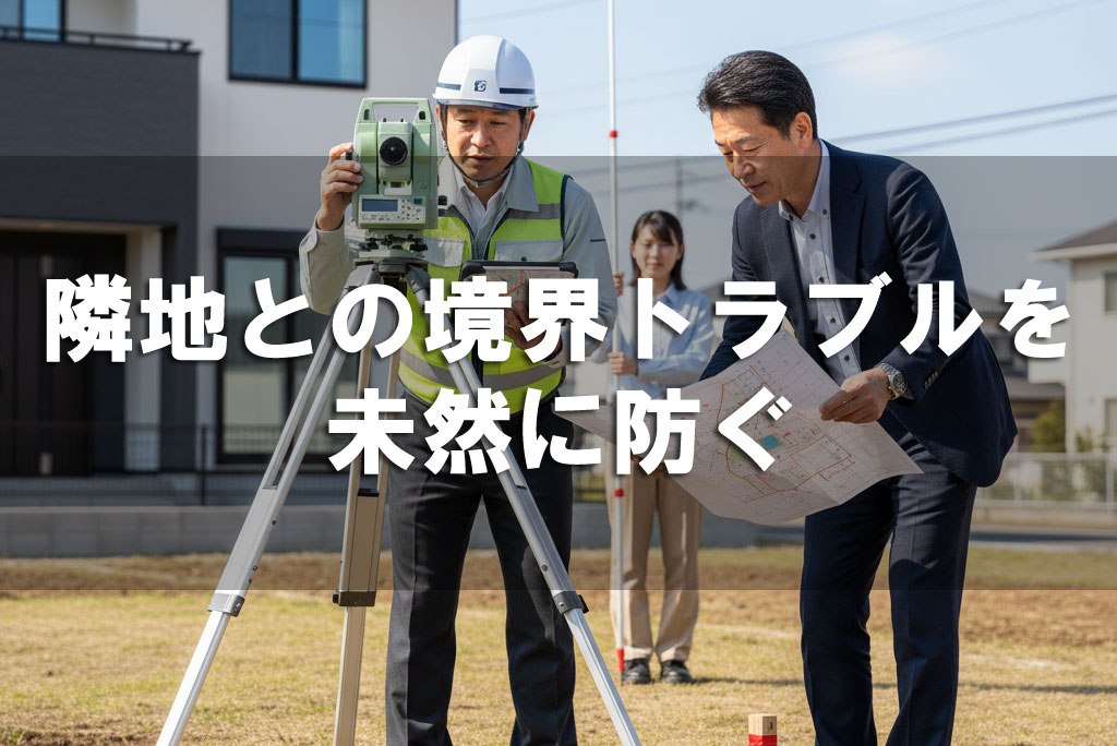 隣地との境界トラブルを未然に防ぐ