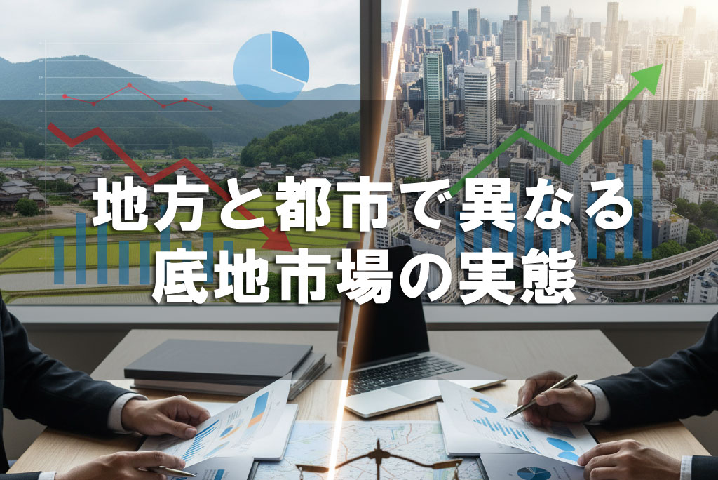 地方と都市で異なる底地市場の実態