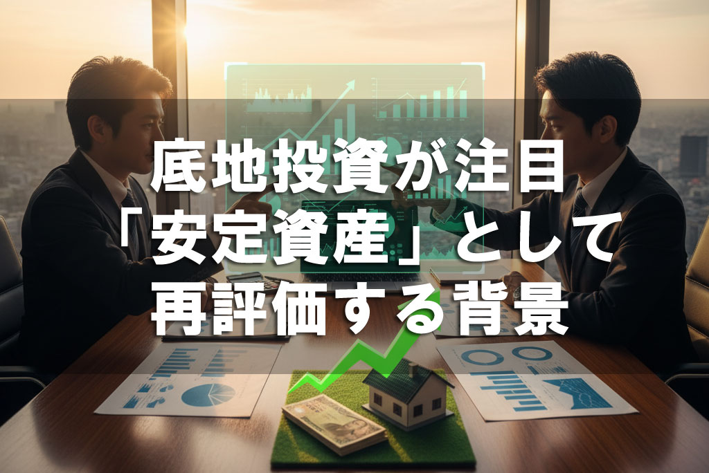 底地投資が注目「安定資産」として再評価する背景