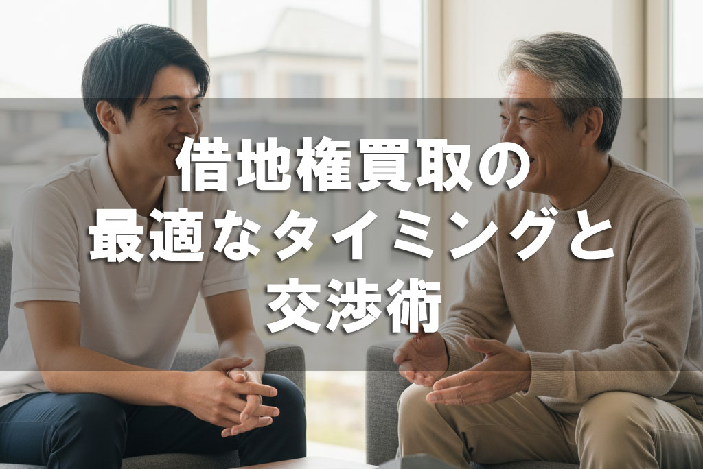 借地権買取の最適なタイミングと交渉術