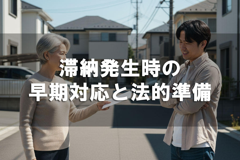 滞納発生時の早期対応と法的準備