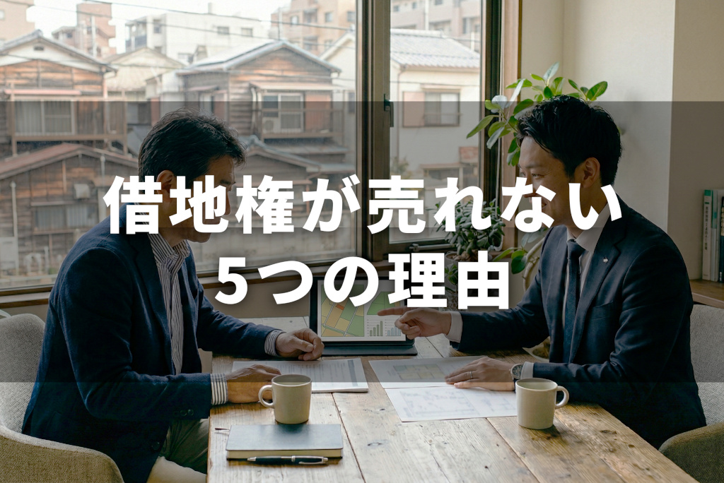 借地権が売れない5つの理由